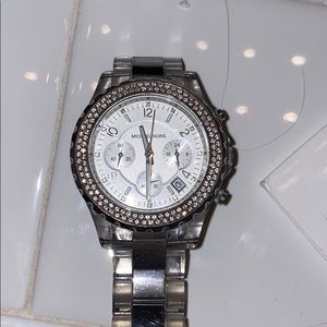 Michael Kors watch with “diamond” face